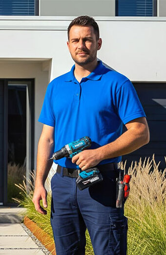 Plumber Holding Drill